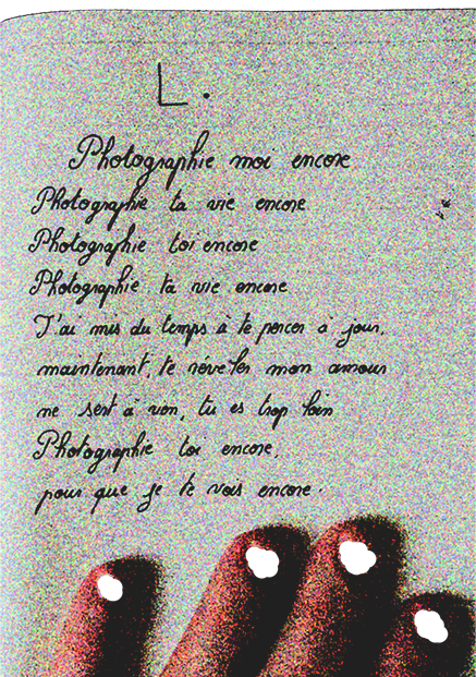 Handwritten lyrics — L.